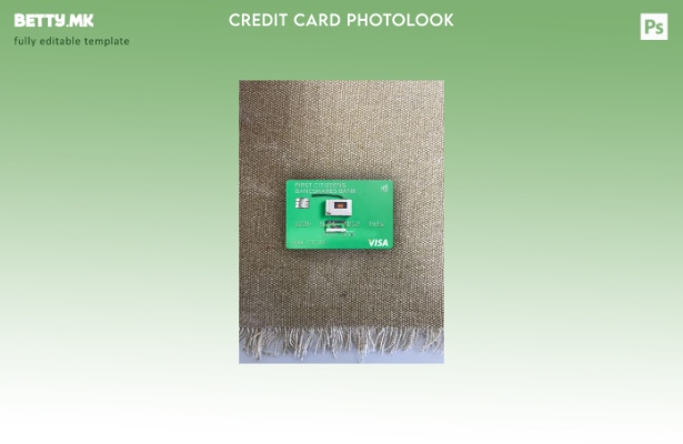 модерен стил USA First Citizens BancShares Bank за виза картичка photolook преде